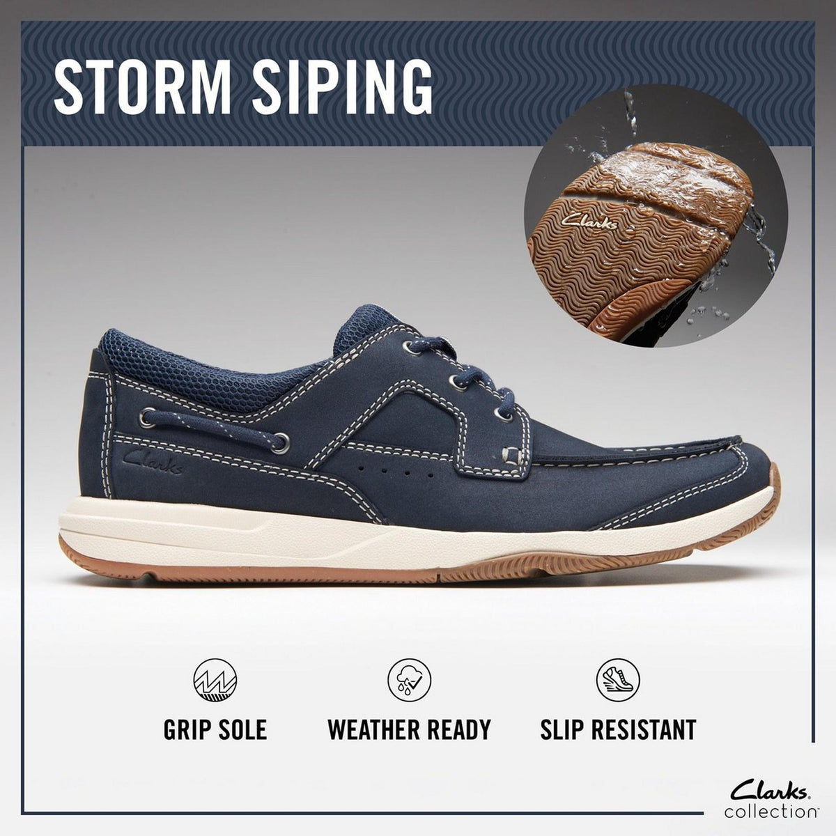 Sailview Lace Navy Nubuck - US 1066