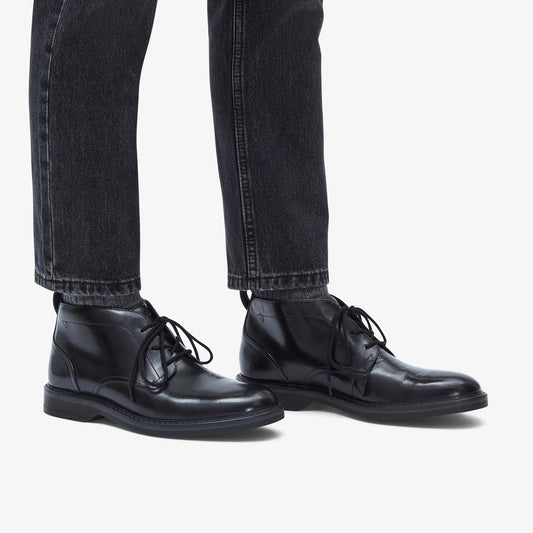 Aldwin Chukka Black Leather - US 7236