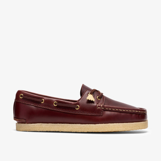 Godney Boat White Grain Leather - US 7403