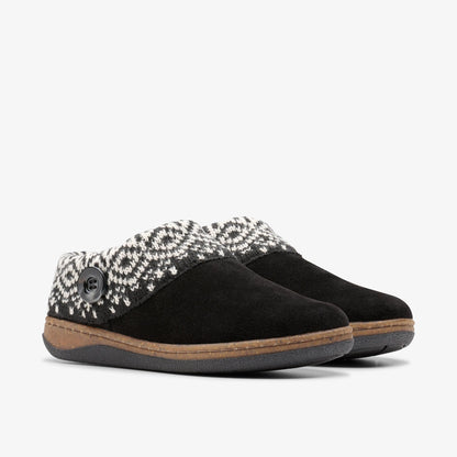 Willowdean Sweater Slippers Black - US 5704
