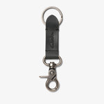 Oiled Leather Key Fob Black - US 8397