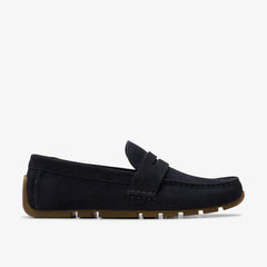 Navy Suede