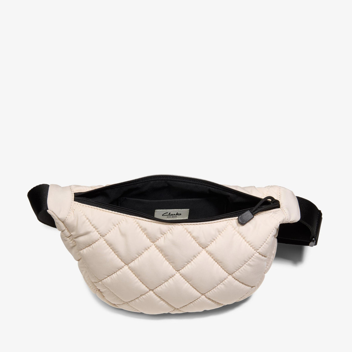 Quilted Trail Strap Crossbody Bag Cream - US 0990