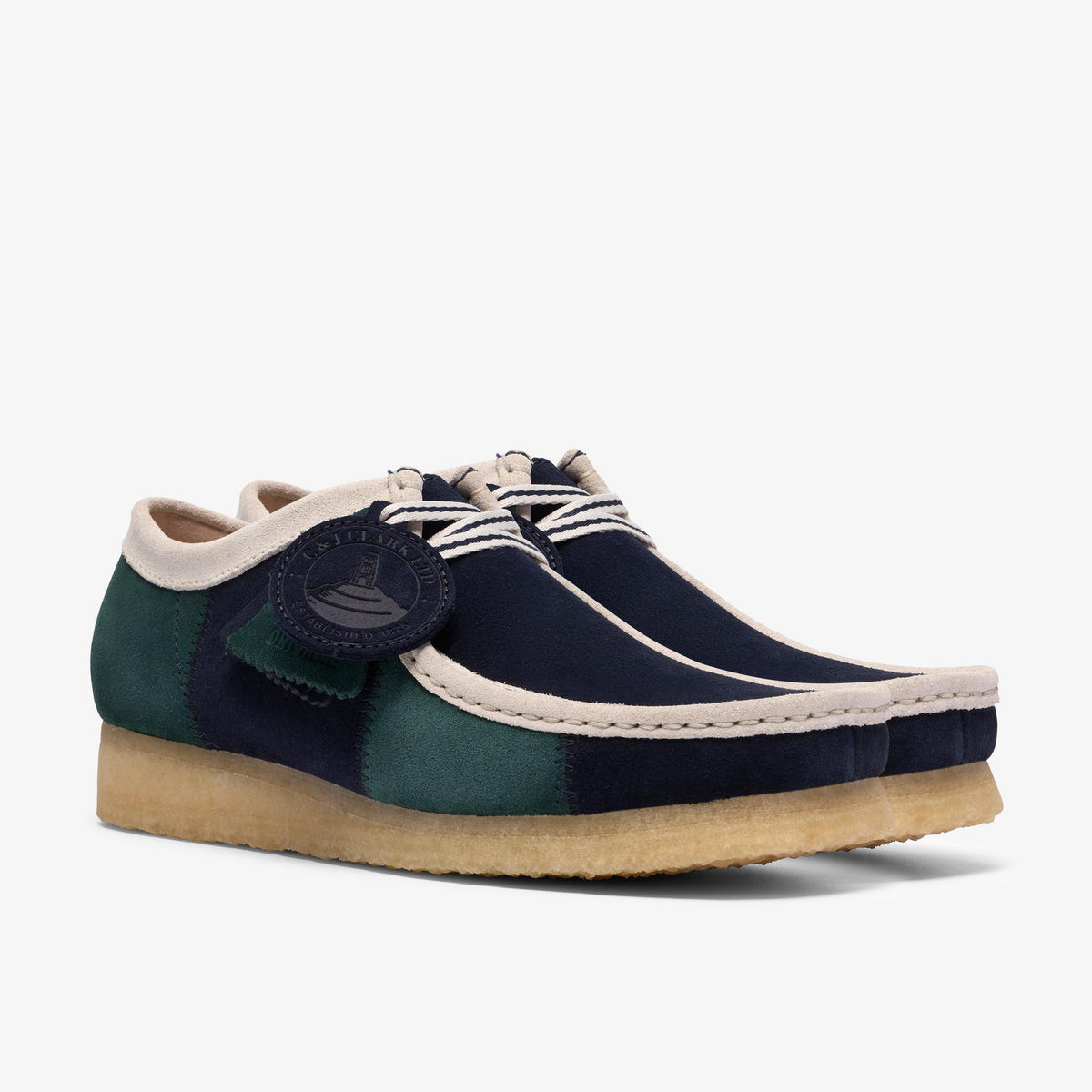 Wallabee Blue/Green Stripe - US 9278