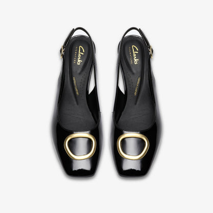 Fernie Sling Black Patent Leather - US 3333