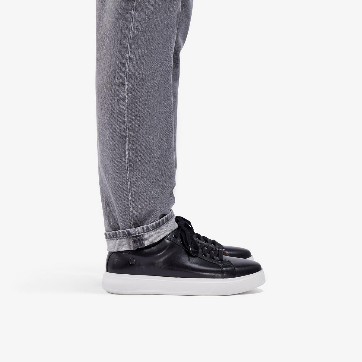 Goswell Tie Black Leather - US 4514