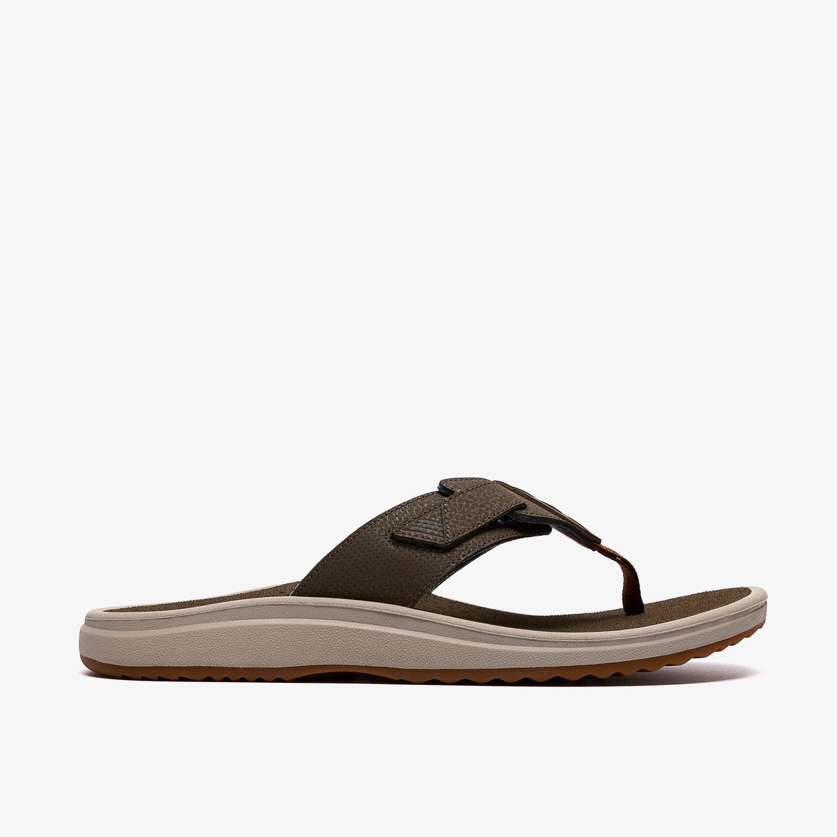 Men's Breeze Flip Flops Grey - US 1865