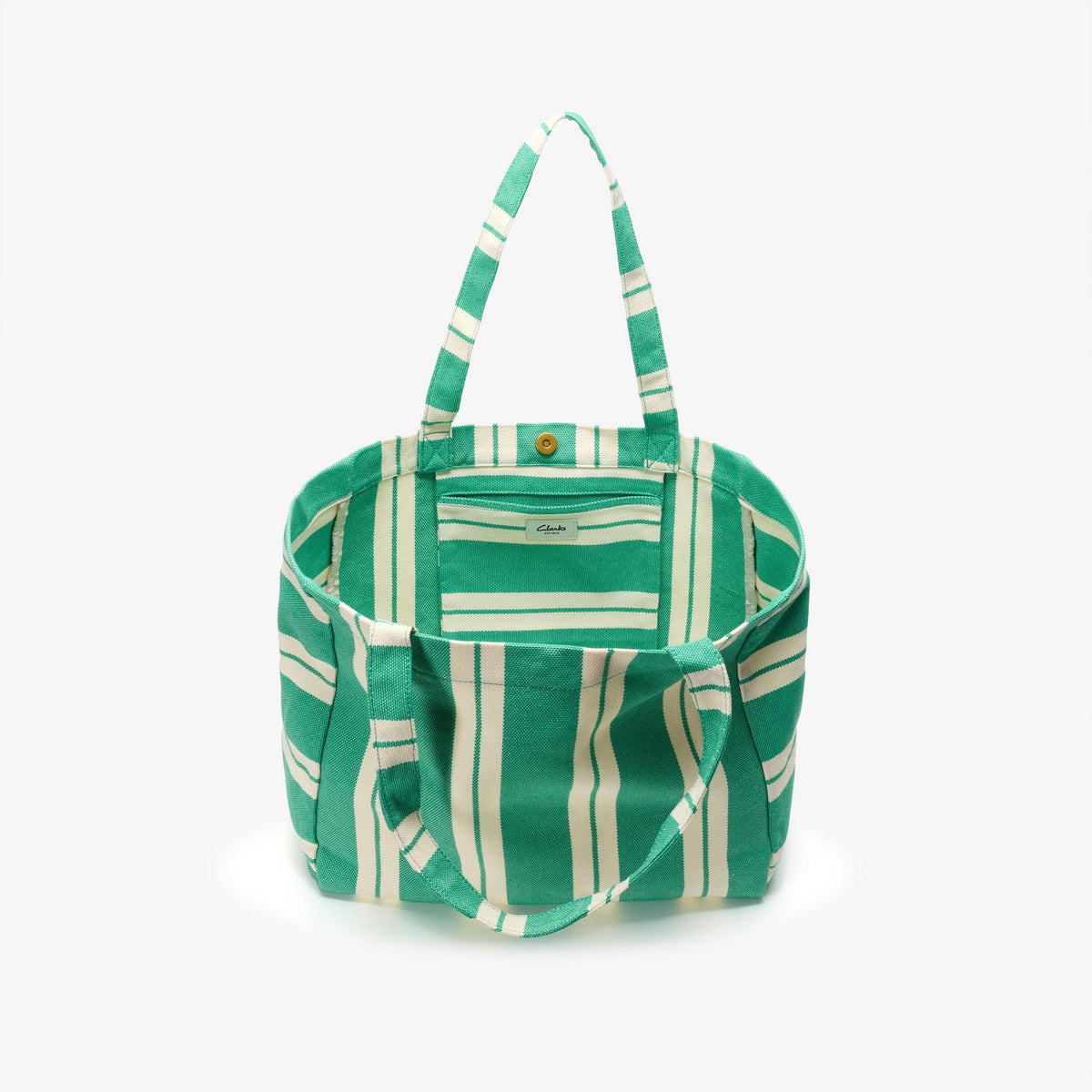 Marina Tote Bag Green Canvas - US 1391
