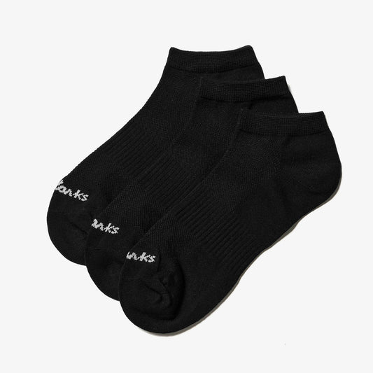 3 Pack Sport Ankle Sock Black - US 9441