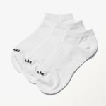 3 Pack Sport Ankle Socks White - US 3205