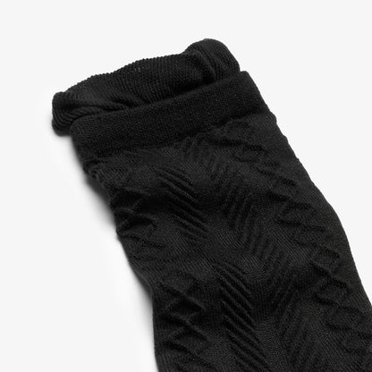 Ruffle Crew Sock Black - US 5673