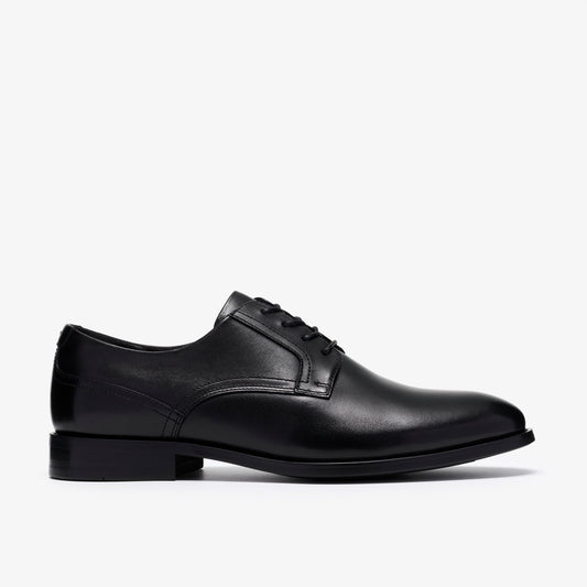 Bowburn Lace Shoes Black Leather - US 9395