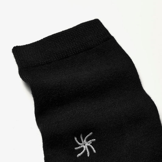 Cloudsteppers 3 Pack Crew Socks Black - US 2674