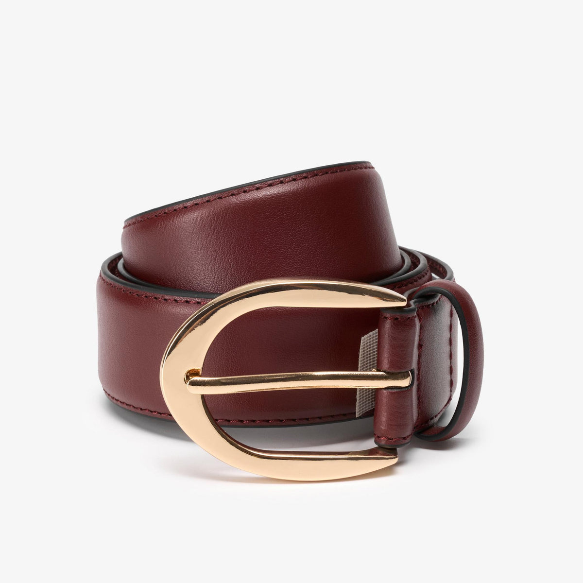 Smooth Premium Leather Belt Brown - US 1977