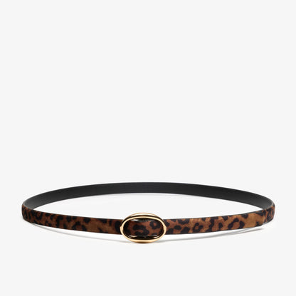 Narrow Interest Belt Leopard Print - US 0010