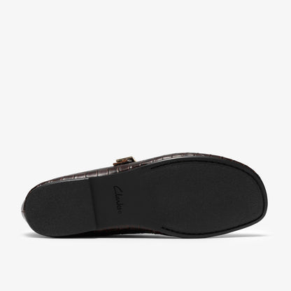 Livia Jane Dark Brown Crocodile - US 4943