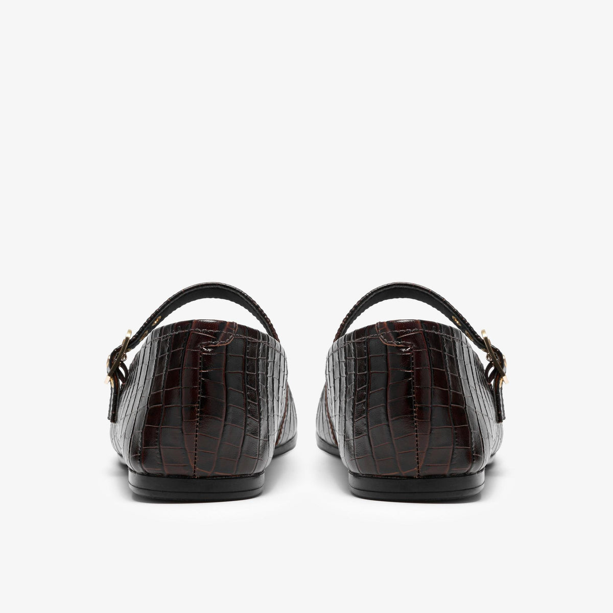Livia Jane Dark Brown Crocodile - US 4943