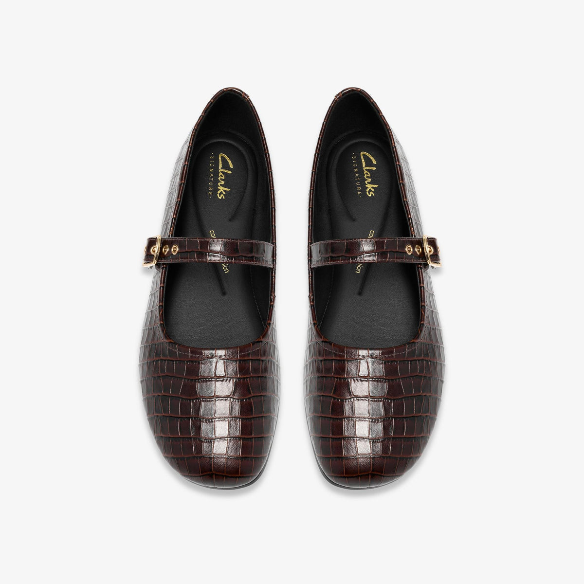 Livia Jane Dark Brown Crocodile - US 4943
