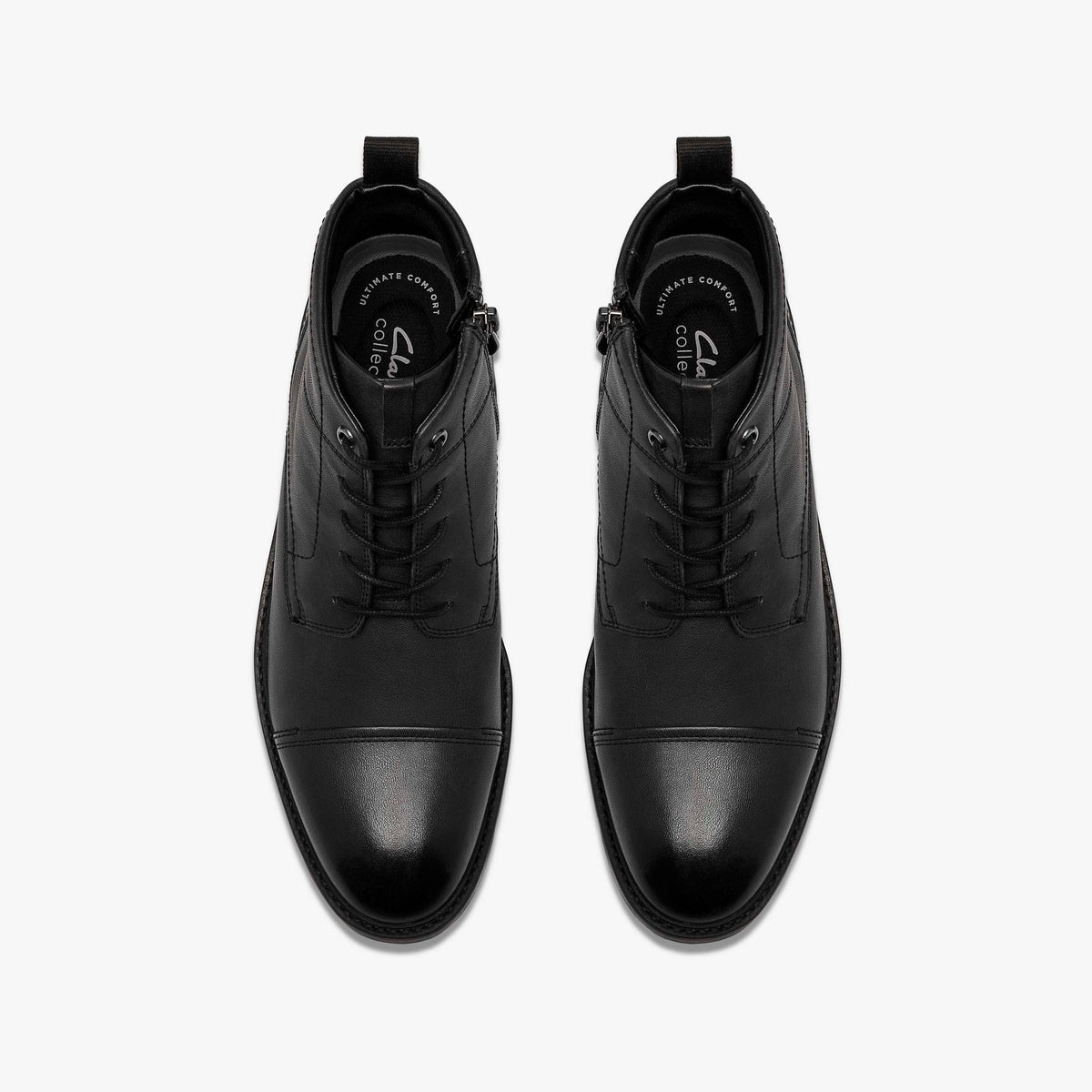 Jaxen Cap Boot Black Leather - US 6659