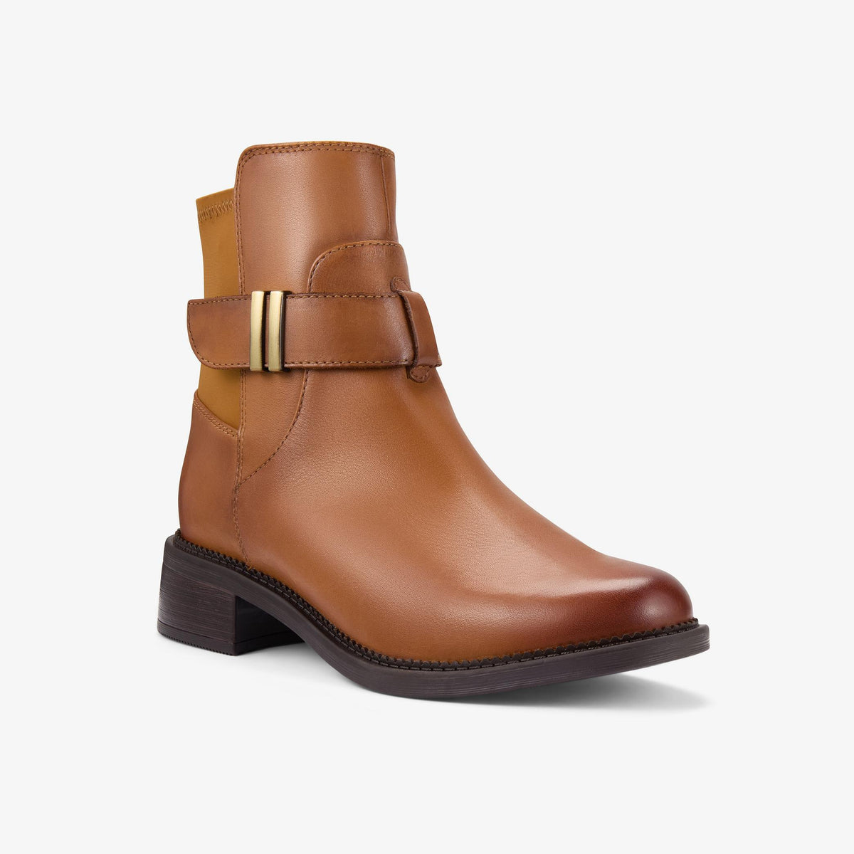 Maye Beth Dark Tan Leather - US 3086